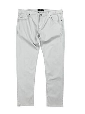 Liverpool Kingston Modern Straight Chino Jeans Fog Gray — Size 40x32